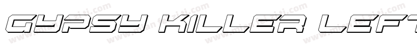 Gypsy Killer Leftali字体转换